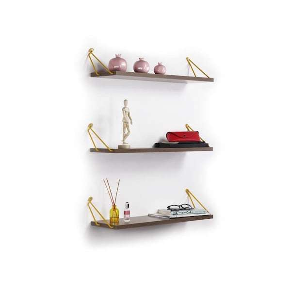 Aditivos Altai Triple Shelf Walnut & Yellow AD3523027 - main